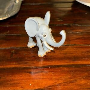 Zoo funny long legged elephant Pvc birthday cake topper toy figure
